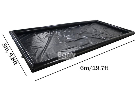 Luftdichte PVC-Portable Aufblasbare Waschmatten für Fahrzeuge Schwarze Aufblasbare Waschmatten für Fahrzeuge