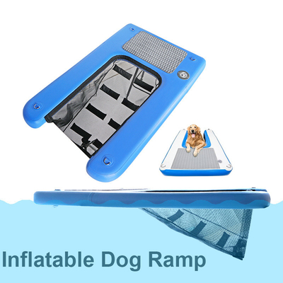 Helfen Sie dem Hund, aus dem Wasser zu kommen DWF PVC Tarpaulin Hundeleiter Hundewasserrampe aufblasbar für für Haustiere Schwimmen