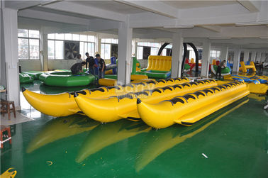 Hochleistungswerbung 8 Person oder Customzied PVC-Planen-aufblasbares Bananen-Boots-Rohr