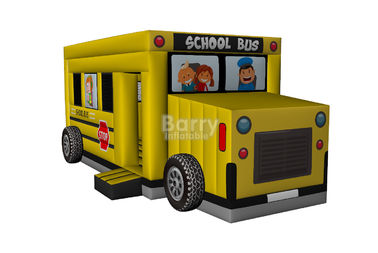 Kommerzieller aufblasbarer Auto-Schlag, Schulbus-Schlag-Haus aufblasbar für Kinder