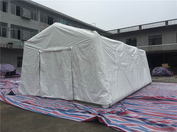 PVC-Luft-fest weißes aufblasbares Notzelt, Krankenhaus-aufblasbare Armee-medizinisches Zelt