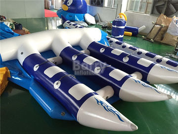 Aufregende aufblasbare Wasser-Spielwaren, Towable aufblasbares Flyfish Bananen-Boot für Meer