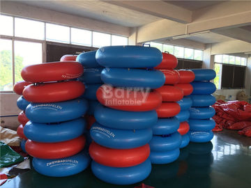 Rote und blaue aufblasbare Wasser-Spielwaren für Kinder, Swimmingpool-Flöße