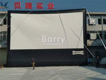 Stoff-aufblasbare Kinoleinwand für Ereignis im Freien, aufblasbarer Projektor-Schirm