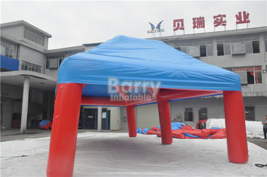 Großes Ereignis im Freien, das aufblasbares Zelt-, Rotes und Blauestragbares luft--Saeled Zelt annonciert