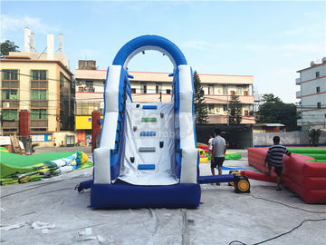 Handelsriese-PVC-Planen-aufblasbare Wasserrutsche mit dem Pool besonders angefertigt