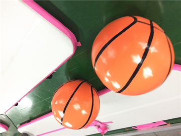 Spaß aufblasbare interaktive Spiele Partyspiele für Erwachsene 1,9 m hohes riesiges aufblasbares Basketballkorb-Set