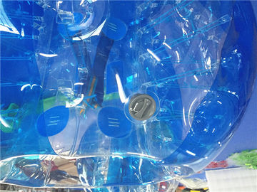 Dauerhafte aufblasbare Spielwaren im Freien, blauer aufblasbarer Hamster-Stoßdämpfer-Ball