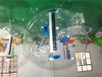 Aufblasbare Spielwaren PVCs/TPU im Freien weißer Weg 2m auf Wasser-Bällen, Kinderaufblasbares Wasser-gehender Ball