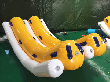 Personen-aufblasbares Wasser der Werbungs-4 spielt,/aufblasbares Bananen-Boots-Towable Rohr für das Ski fahren auf Wasser