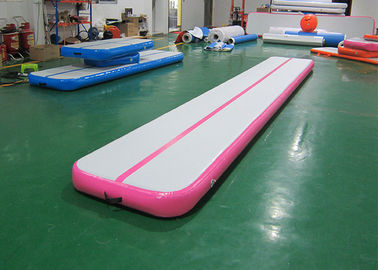 Kommerzielle rosa Luft-Bahn-Gymnastik-Matte 12m, 10m, 8m, 6m, 3m