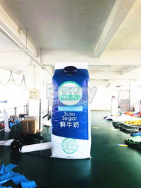 PVC-Planen-aufblasbare Werbungs-Produkte, aufblasbare vorbildliche Milchflasche für im Freien