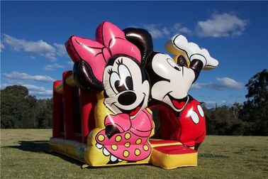 Wunderbares Schloss-aufblasbares Schlag-Haus Mickey Mouses springendes für Handelsunterhaltung