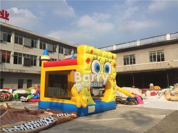 Entfernbares Thema scherzt Pullover-Spielplatz aufblasbaren springenden Prahler Spongebob für Partei-Miete