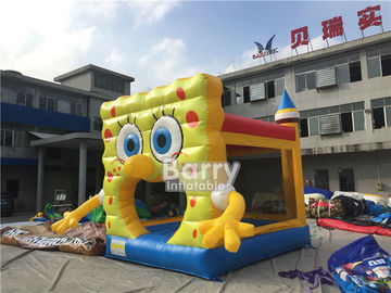 Entfernbares Thema scherzt Pullover-Spielplatz aufblasbaren springenden Prahler Spongebob für Partei-Miete