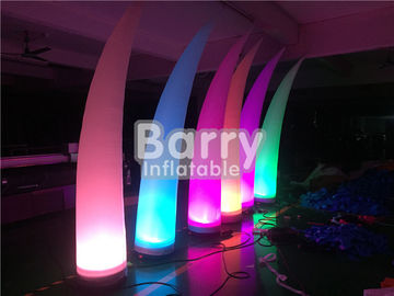 LED-Explosions-Säulen-Beleuchtungs-Dekoration für Advertsing, aufblasbare helle Rohr-Spalte
