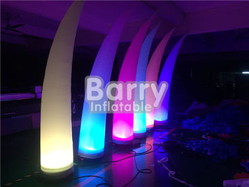 LED-Explosions-Säulen-Beleuchtungs-Dekoration für Advertsing, aufblasbare helle Rohr-Spalte