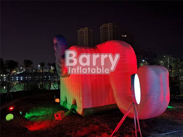 Dauerhafte Elephent-Form-im Freien aufblasbares Werbungs-Zelt mit LED