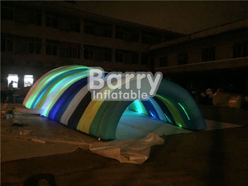 Wasserdichtes weißes aufblasbares Zelt für Ereignis, kundengebundenes Tunnel-Zelt der Explosions-LED