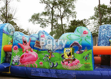 Hinterhof-aufblasbares Schlag-Haus für aufblasbares Spongebob Kleinkind-Hindernis Playland