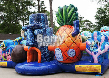 Hinterhof-aufblasbares Schlag-Haus für aufblasbares Spongebob Kleinkind-Hindernis Playland