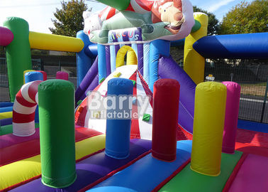 Ein Glanz-Zirkus-kommerzielles kleines springendes Schloss-Kleinkind aufblasbares Playland
