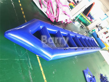 PVC-Wasser-Park-blaues verrücktes aufblasbares Wasser-Flugboot-Umweltschutz