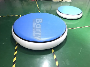 Runde blaue aufblasbare Luft-Bahn-Gymnastik-Matte DWF + 1.2mm Plato Material