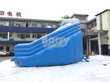 Kühler Spritzen-Spaß-aufblasbares Pool-Dia, realistische Form-Schildkröten-Wasserrutsche für Inground-Pools