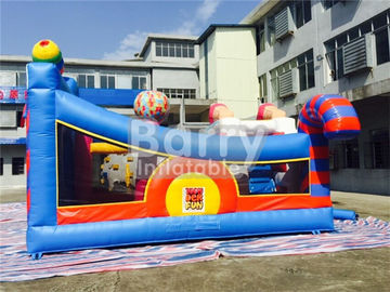 0.55mm PVC-Kinderaufblasbarer Spielplatz/Kleinkind-Schlag-Haus im Freien