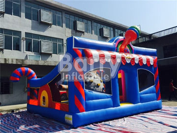 0.55mm PVC-Kinderaufblasbarer Spielplatz/Kleinkind-Schlag-Haus im Freien