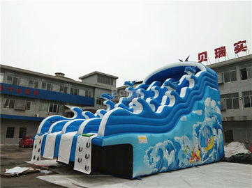 Riesige aufblasbare Wasserrutsche für Swimmingpool, erwachsenes aufblasbares Wasser-Park-Dia