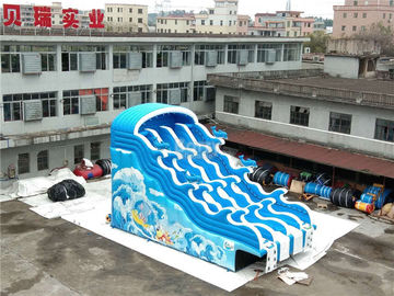 Riesige aufblasbare Wasserrutsche für Swimmingpool, erwachsenes aufblasbares Wasser-Park-Dia