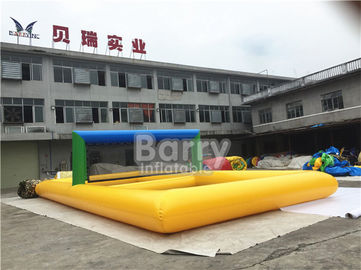 Aufblasbares Wasser-Volleyballfeld aufblasbare Sportspiele im Freien PVCs