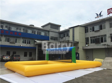 Aufblasbares Wasser-Volleyballfeld aufblasbare Sportspiele im Freien PVCs