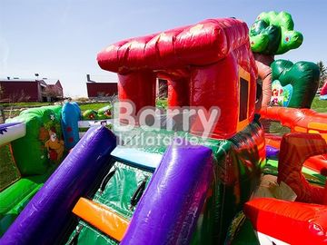 Kundenspezifischer Explosions-Hindernislauf für Kinderpartei-Zeit-Spielplatz-aufblasbaren springenden Schlag