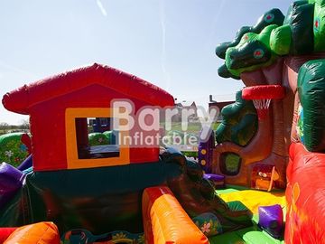 Kundenspezifischer Explosions-Hindernislauf für Kinderpartei-Zeit-Spielplatz-aufblasbaren springenden Schlag