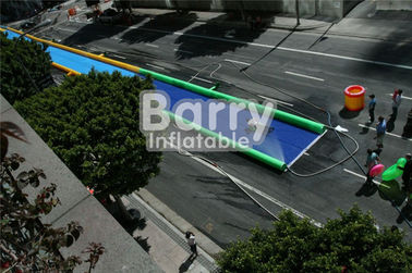 PVC-Planen-riesige aufblasbare Wasserrutsche, kundenspezifisches Dia des Partei-Stadt-Beleg-N