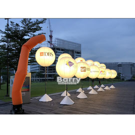 Werbung des aufblasbaren Durchmessers des Golfball-2.5m/des aufblasbaren LED-Balls für Heiratsdekoration