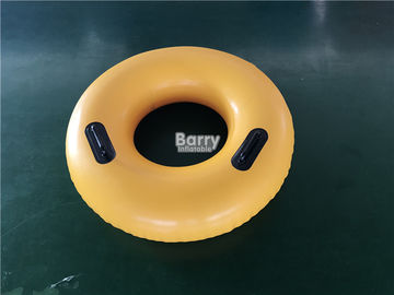 Aufblasbarer Schwimmen-Ring PVCs mit Griffen, Wasser-Floss-Donut-Schwimmen-Ring für Pool
