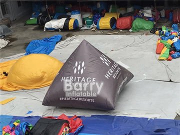 Materielles Dreieck PVCs im Freien aufblasbarer Paintball-Bunker für Feld-Schießerei