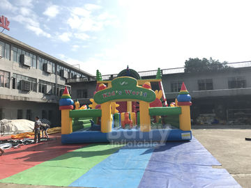 Handelspfau-aufblasbarer Spielplatz für Kinder/aufblasbaren Trampoline-Freizeitpark