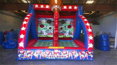 Aufblasbarer Sportspiel-Karneval PVCs zuerst hinunter Fußball-Wurf-Spiel für Kinder und Erwachsenen