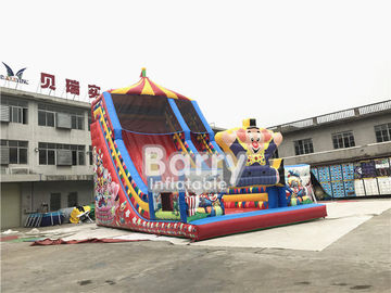 Populärer Kinderaufblasbarer Spielplatz-kommerzieller aufblasbarer Clown-federnd Schloss-Dia für Kinder