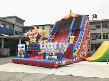 Populärer Kinderaufblasbarer Spielplatz-kommerzieller aufblasbarer Clown-federnd Schloss-Dia für Kinder
