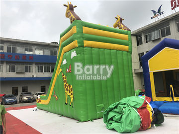 aufblasbare die 0.55mm PVC-Kind-Aduct-Größen-kommerzielle Giraffe im Freien trocknen Dia für Kinder