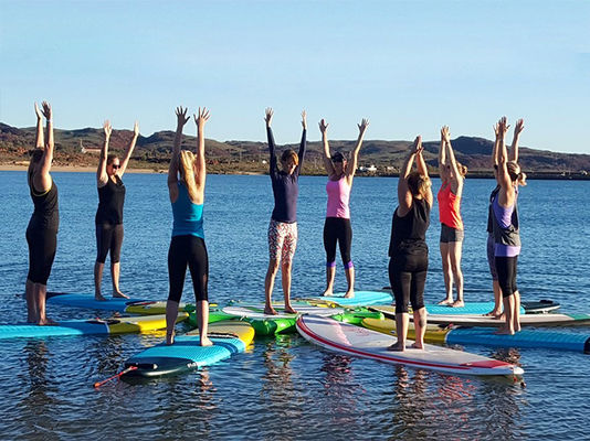 Aufblasbare Luft Waterpark schlürfen Plattform-Insel schlürfen Ponton-Schwimmdock für Yoga