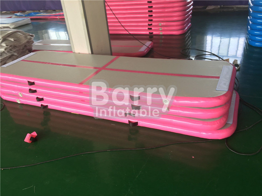 Größe des Eignungs-Aqua Yoga Pink Mat Air-Bahn-aufblasbare Luft-Sturz-3X1x0.1m
