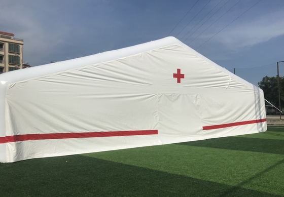 Großer luftdichter aufblasbarer Krankenhaus-Gebrauch des Notzelt-roten Kreuzes
