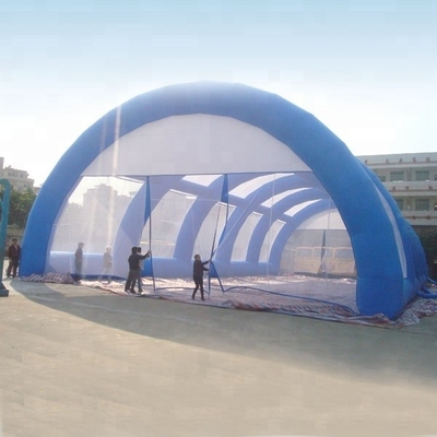 Feuer verzögertes Messen-aufblasbares Zelt mit Tunnels